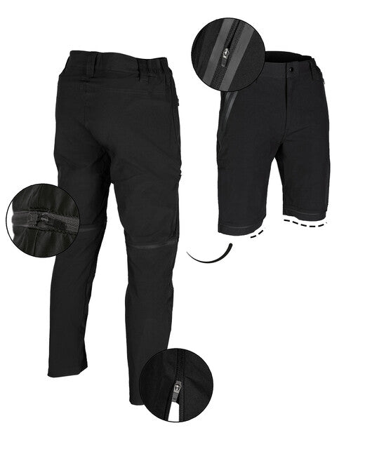 Mil-Tec Performance pantaloni zip-off, neri