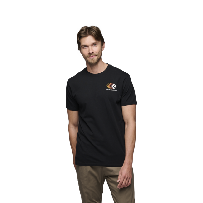 Black Diamond Faded maglietta a maniche corte da uomo, nero
