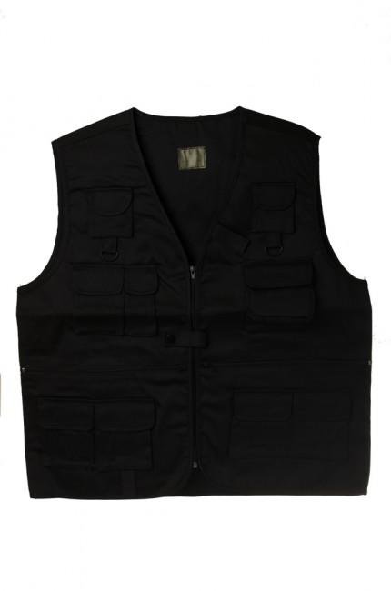 O&T Natur gilet security, nero