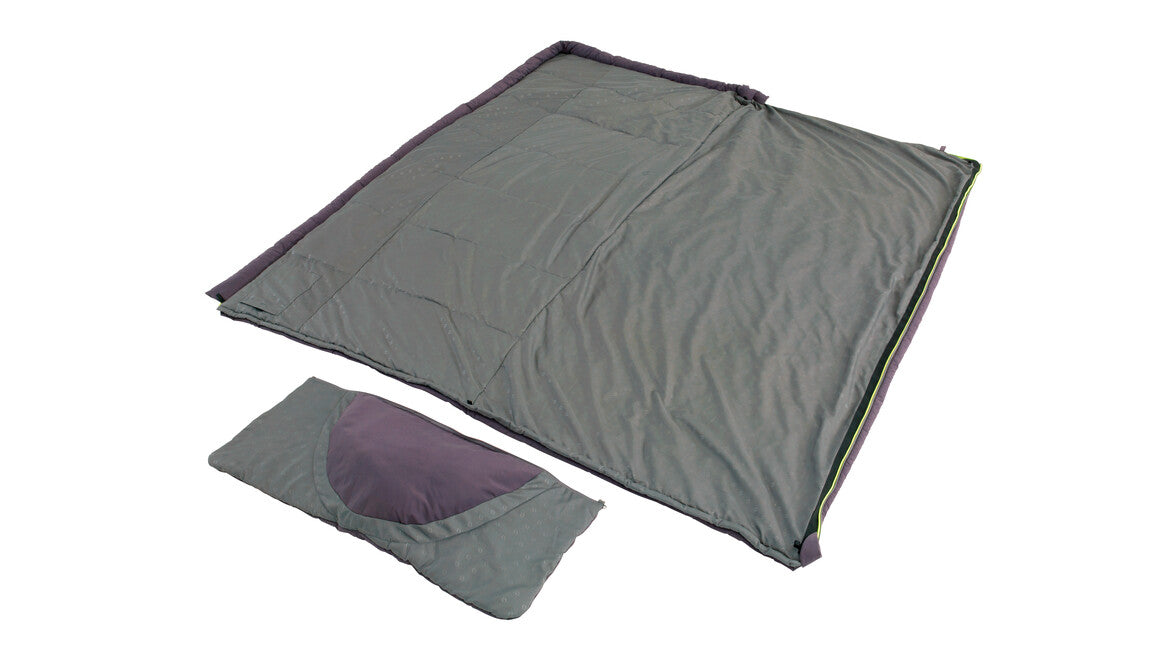 Outwell Contour sacco a pelo sinistro, viola scuro