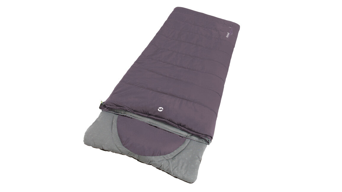 Outwell Contour sacco a pelo sinistro, viola scuro