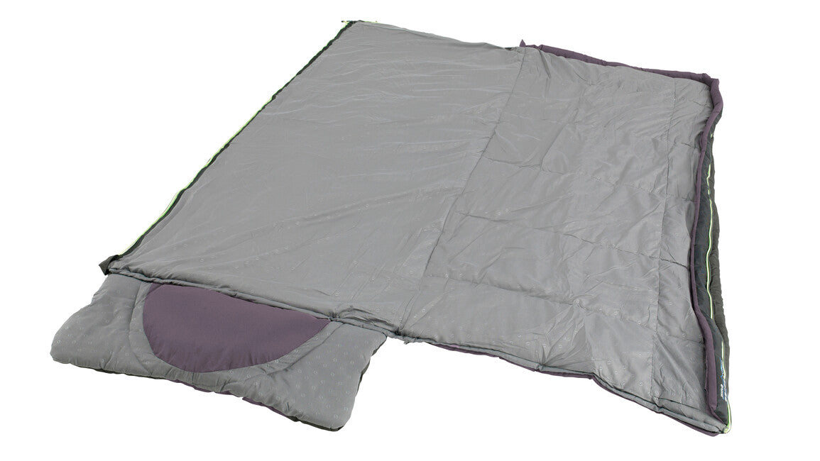 Outwell Contour sacco a pelo sinistro, viola scuro