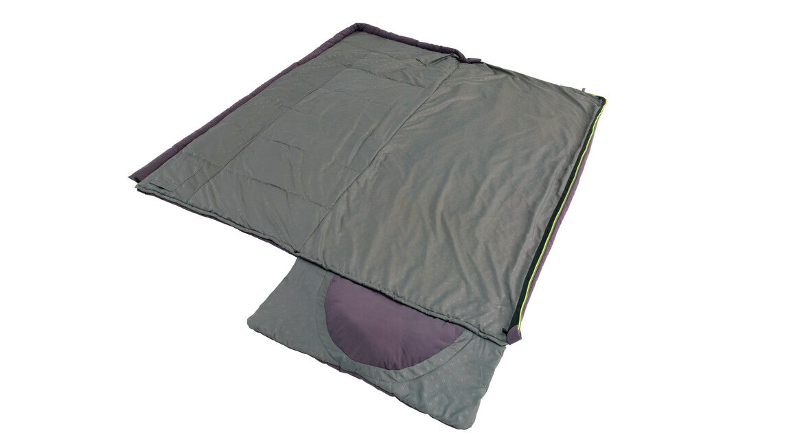Outwell Contour sacco a pelo sinistro, viola scuro