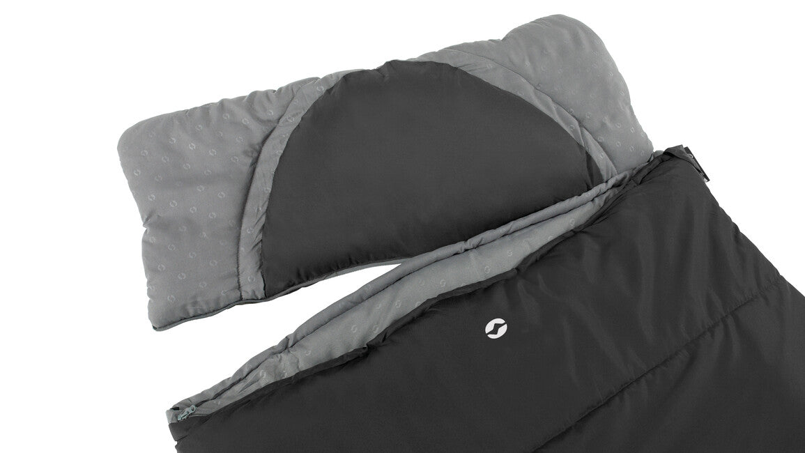 Outwell Contour sacco a pelo sinistro, nero notte