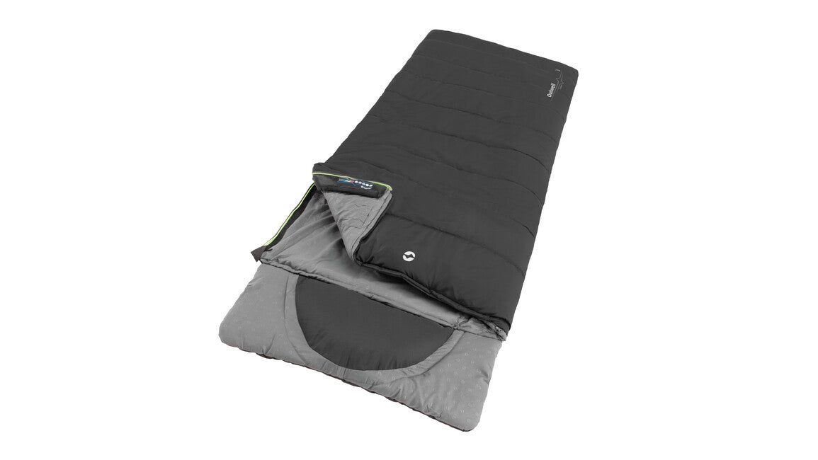 Outwell Contour sacco a pelo sinistro, nero notte
