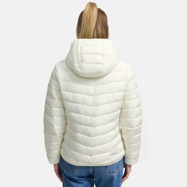 Marikoo Pack Mich Ein giacca leggera di transizione da donna, bianca sporco