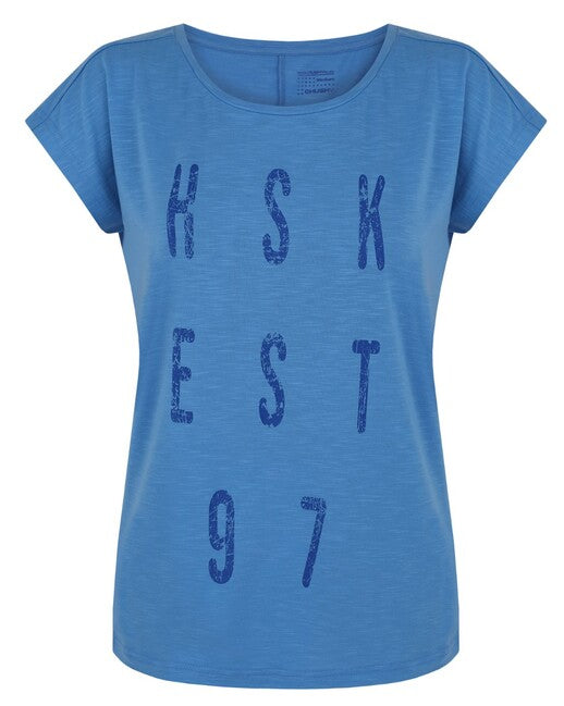 Husky Tingl t-shirt funzionale donna, azzurro