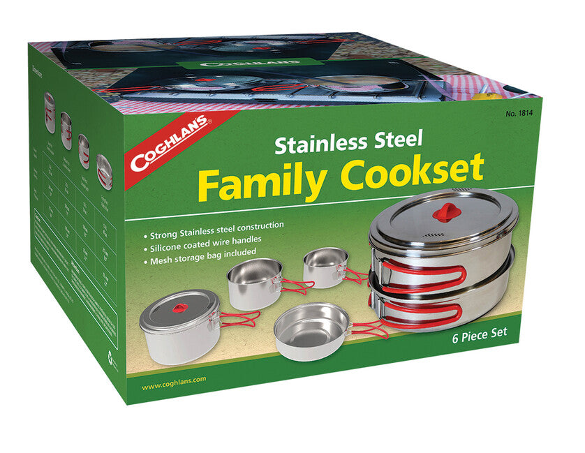 Coghlans Set di pentole in acciaio inossidabile della famiglia