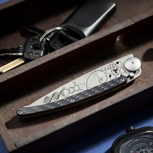 Deejo Tattoo fibra Scienza coltello di chiusura