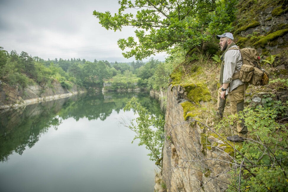 Helikon-Tex Hybrid Outback pantaloni - DuraCanvas - coyote, taiga green