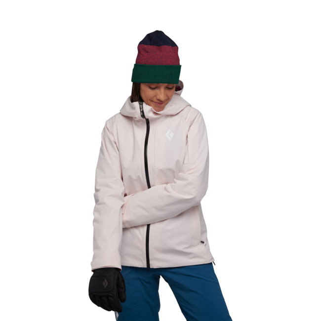 Black Diamond Recon Insulated Shell giacca impermeabile da donna, rosa ghiaccio