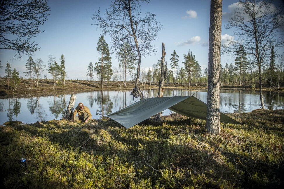 Helikon-Tex Shelter Cell - poliestere ripstop, verde taiga