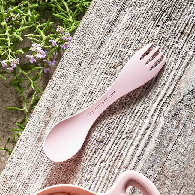 Light My Fire Spork piccolo cucchiaio multifunzionale 2pcs, verde/crema