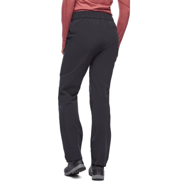 Black Diamond Stormline Stretch pantaloni impermeabili da donna, neri