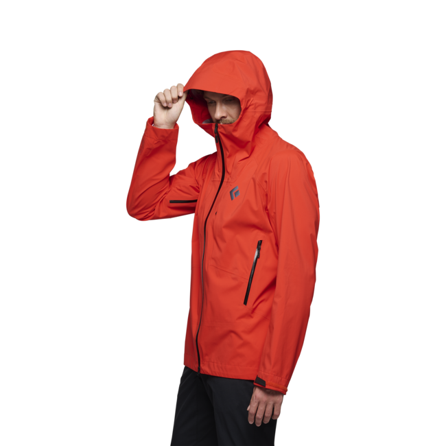 Black Diamond Highline Stretch Shell giacca impermeabile da uomo, octane