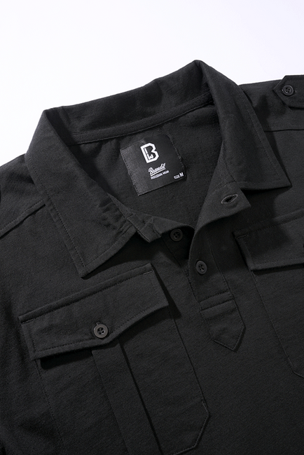 Brandit Willis polo a maniche lunghe, nera