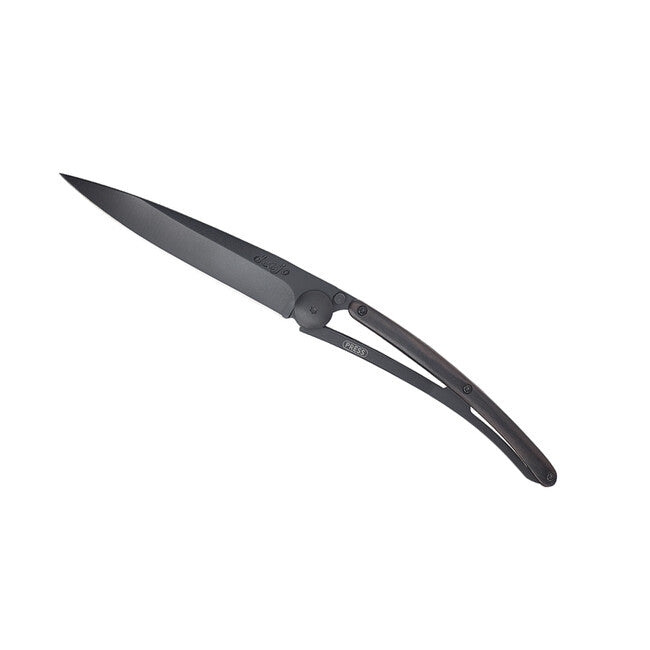 Deejo Coltello di chiusura in legno d'ebano