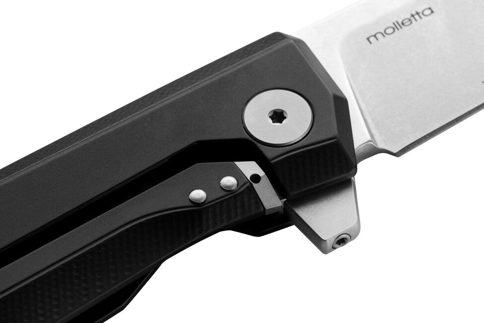 Lionsteel Myto é un coltello da chiusura EDC hi-tech con lama in acciaio M390 MYTO MT01A BS