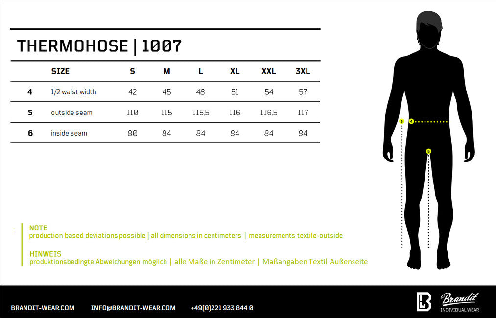 Brandit Thermo pantaloni, neri
