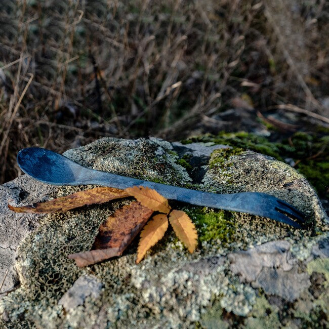 Kupilka Spork 225 cucchiaio e forchetta in uno, blu
