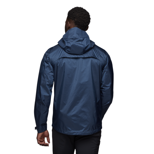 Black Diamond Treeline Rain Shell giacca impermeabile di uomo, indaco