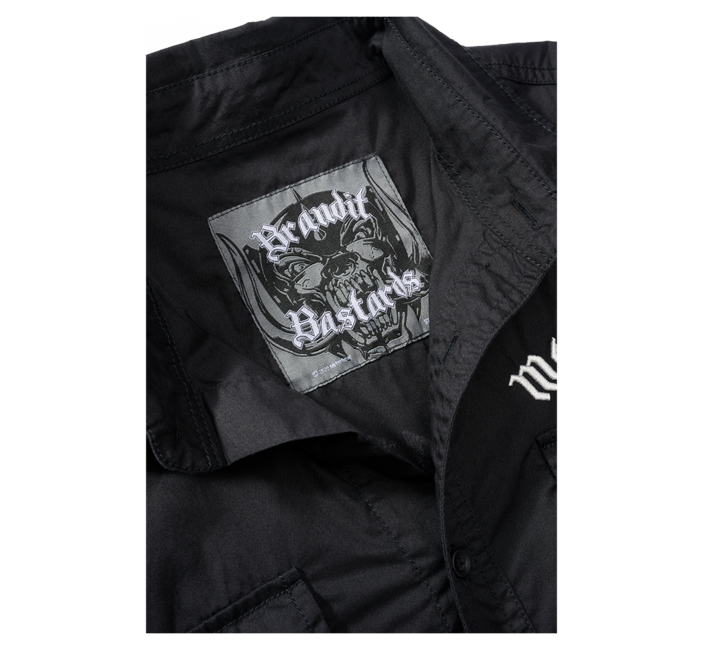 Brandit Motörhead Short Sleeve Shirt, Black