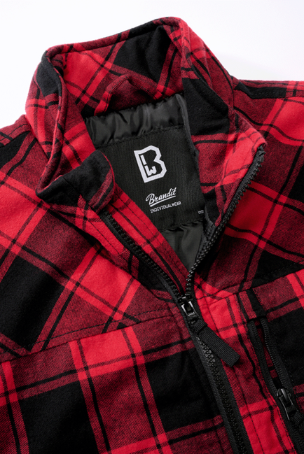 Brandit Lumber gilet, rosso/nero