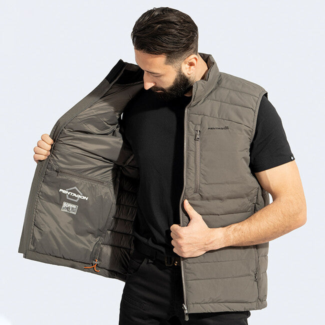 Pentagon Arcadian gilet, verde mimetico