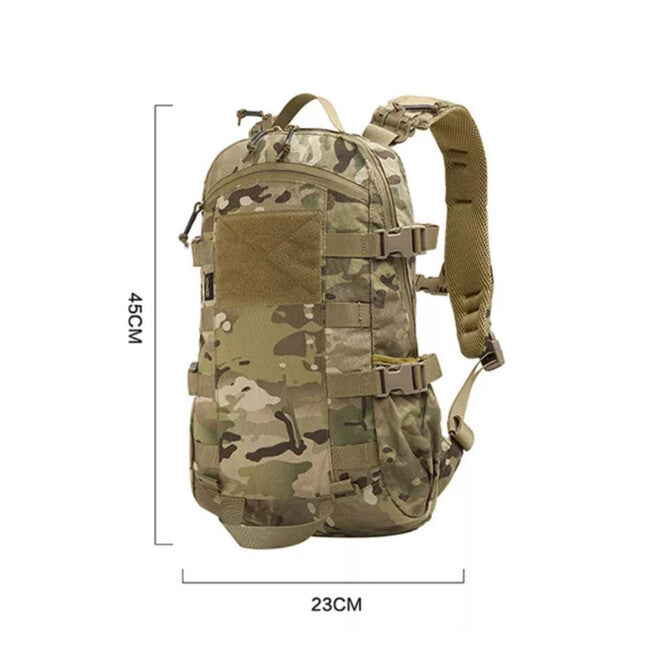 Leguon Hawk zaino tattico 16L, nero