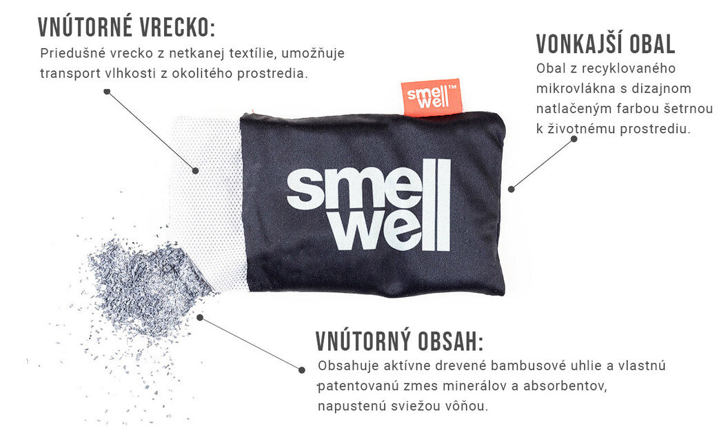 SmellWell Active XL deodorante multiuso, grigio argento