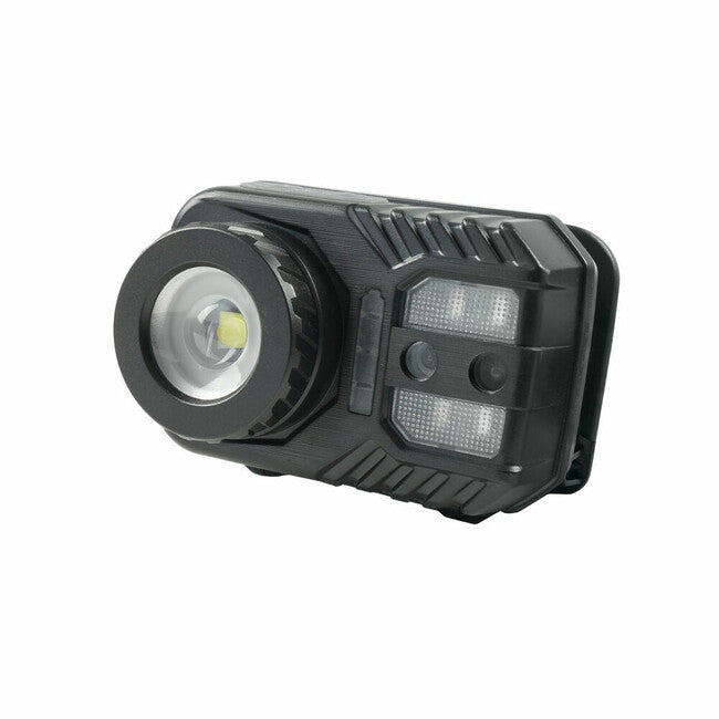 Technik Lampada frontale con gommatura, CREE XPG-2 LED micro-USB, luce rossa