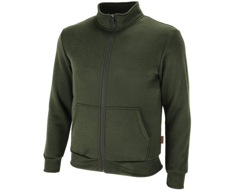 BENNON Adamos felpa con cappuccio con zip, verde