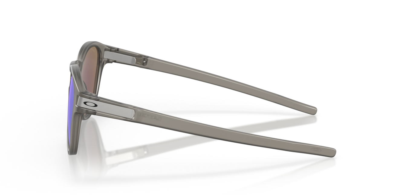 Oakley LATCH Γυαλιά Ηλίου με σκελετό Matte Grey Ink και φακούς Prizm Sapphire Irid Polar, 53