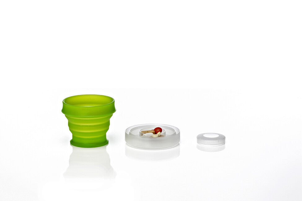 Humangear GoCup tazza da viaggio pieghevole, igienica e impacchettabile ' 118 ml verde