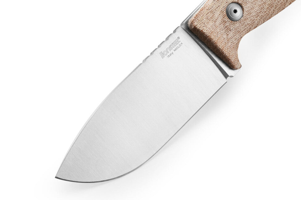 Lionsteel M3 CVN pugnale da caccia con manico in tela naturale