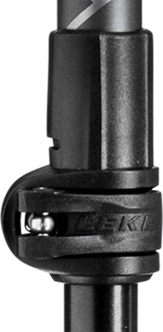 Leki Legacy bastoncini da trekking, metallizzato-petrolio-antracite scuro, 110 - 145 cm