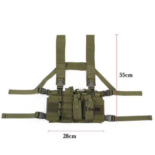 DRAGOWA D3 Chest Rig, Olive