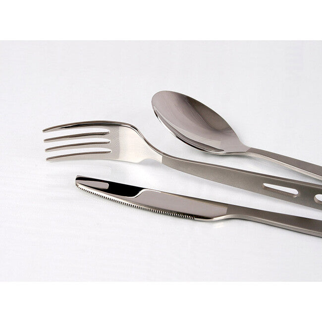Lifeventure Basic set coltello forchetta cucchiaio