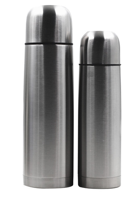 BasicNature Thermos sottovuoto da 1,0 l in acciaio inox