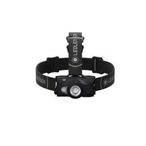 LEDLENSER MH8 φακός κεφαλής, μαύρο-μαύρο