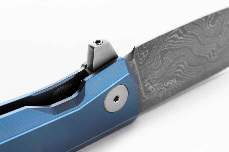 Lionsteel Myto MT01D coltello di lusso con manico in titanio massiccio, bl