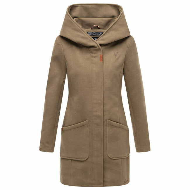 Marikoo Maikoo cappotto invernale da donna, marrone pietra