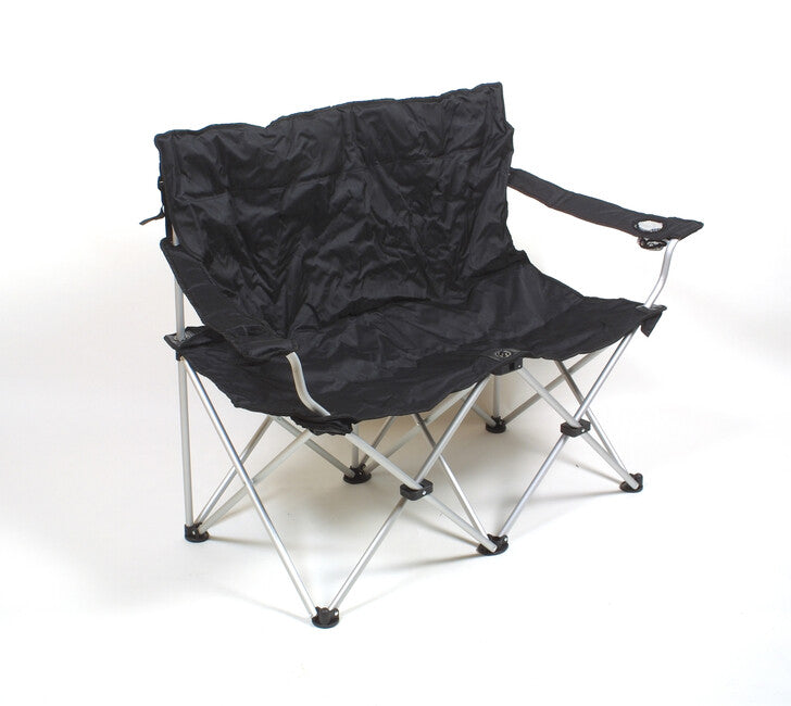 BasicNature Love Seat sedia da viaggio, nero