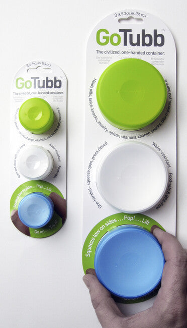 Humangear GoTubb set di scatole portaoggetti colorate s
