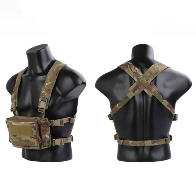 Emersongear Micro Chest Rig D3CR, verde ranger 500D