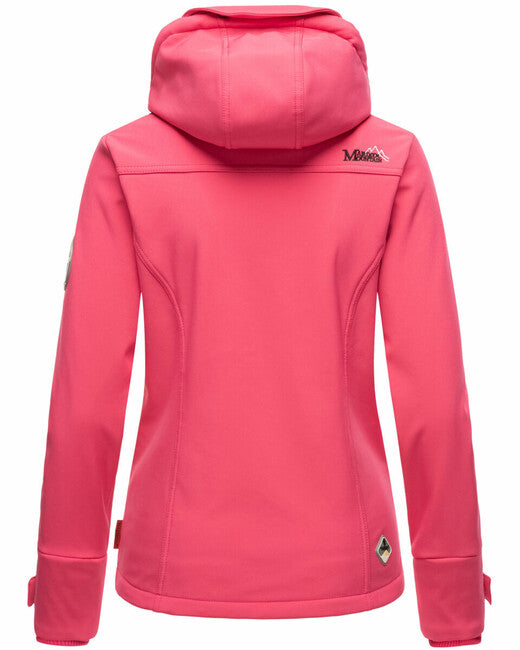 Marikoo Kleinezicke giacca transitoria da donna con cappuccio, rosa