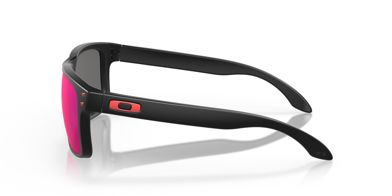 Oakley HOLBROOK Ηλιακά Γυαλιά με Σκελετό Matte Black και Φακούς Positive Red Iridium, 57