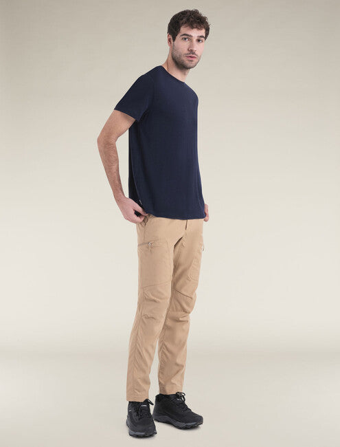 Icebreaker Tech Lite III maglietta Merino a maniche corte da uomo, blu scuro