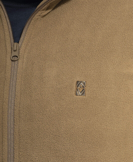 Pentagon Felpa con zip in pile ELK, oliva