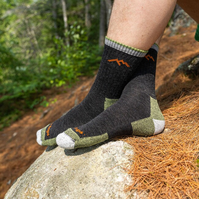 Darn Tough Hiker Micro Crew calzini medio leggero con cuscino, lime